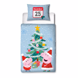 Hasbro Peppa Pig Santa Jnr Pnl Duvet