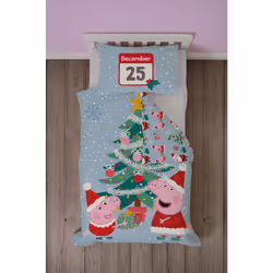 Hasbro Peppa Pig Santa Jnr Pnl Duvet