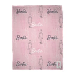 Barbie Figures Fleece Blanket