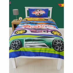 Hot Wheels Beast Single Duvet Cover and Pillowcase Set