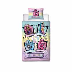 Monster High Fierce Gradient Single Duvet and Pillowcase Set