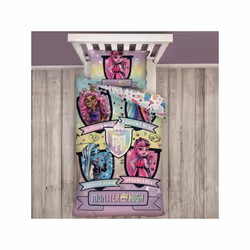 Monster High Fierce Gradient Single Duvet and Pillowcase Set