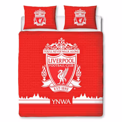 Liverpool FC Tone Duvet Cover and Pillowcase Set - Single