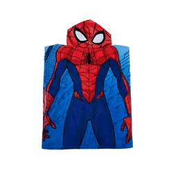 Spiderman Spider City Hooded Towel Poncho
