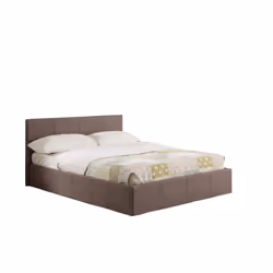 Small Double Ottoman Bed Grey Birlea Berlin Fabric Storage 4FT 120CM Frame - Additional view 5