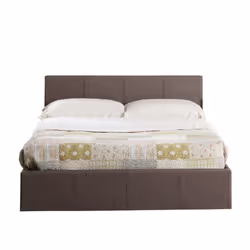 Small Double Ottoman Bed Grey Birlea Berlin Fabric Storage 4FT 120CM Frame - Additional view 6
