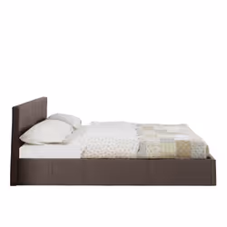Small Double Ottoman Bed Grey Birlea Berlin Fabric Storage 4FT 120CM Frame - Additional view 7