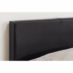 King Size Ottoman Bed Black Birlea Berlin Faux Leather Storage 5FT 150CM Frame - Additional view 6