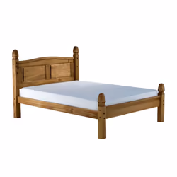Corona Mexican Solid Pine Low Foot End 135cm Bedstead 4'6" Double bed Frame