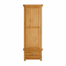 Woburn Oak 1 Door 1 Drawer Wardrobe