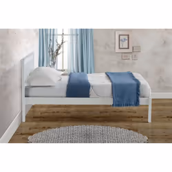 Desmond Double Bed - White
