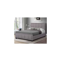 Harrison Double Bed-Grey