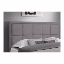 Grey Small Double Bed Frame Birlea Hannover Light Fabric 120cm 4ft Bedstead - Additional view 5
