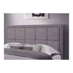 Grey Small Double Bed Frame Birlea Hannover Light Fabric 120cm 4ft Bedstead - Additional view 8