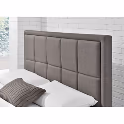 King Size Ottoman Bed Grey Hannover Frame 5FT 150cm Bedstead Storage Fabric - Additional view 8