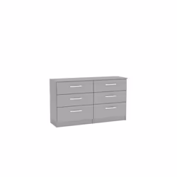 Lynx 6 Drawer Chest Grey