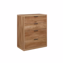 Chest of Drawers Oak Birlea Stockwell Rustic 4 Urban Industrial design