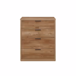Chest of Drawers Oak Birlea Stockwell Rustic 4 Urban Industrial design