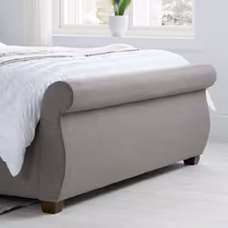 Kingsize Storage Bed Grey Birlea Lancaster 5FT Frame 150cm Drawer Velvet - Additional view 5