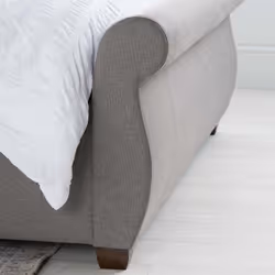 Kingsize Storage Bed Grey Birlea Lancaster 5FT Frame 150cm Drawer Velvet - Additional view 7