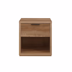 Stockwell 1 Drawer Bedside - Rustic Oak