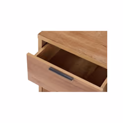 Stockwell 1 Drawer Bedside - Rustic Oak - Additional view 5