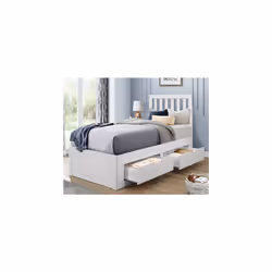 Alton Single Bed - White