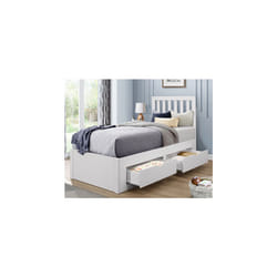 Alton Single Bed - White