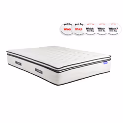 Double Mattress Memory Foam Sleep Soul Space 135cm 4FT6 Pillow Top 2000 Pocket
