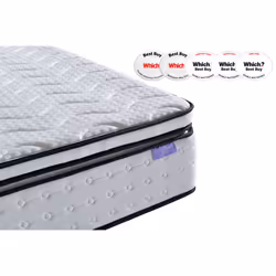 Kingsize Mattress Memory Foam Sleep Soul Space 150cm 5FT Pillow Top 2000 Pocket