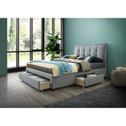 Sienna Double Bed-Grey