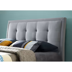 Shelby Grey Fabric Bed - 3 Drawers - Sprung Slatted Base - Additional view 6