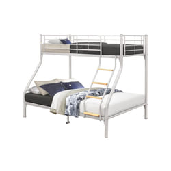 Nexus Metal 3-Sleep Bunk Bed In Silver (Single Over Double)