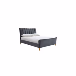 Cora Double Bed - Grey