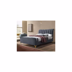 Cora King Size Bed - Grey