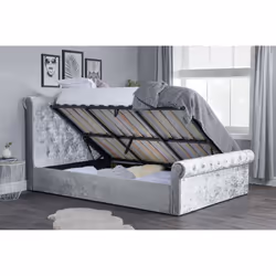 Savannah Double Ottoman Bed