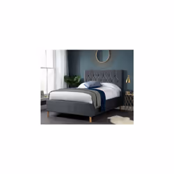 Luxton Double Bed-Grey