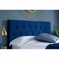 Luxton Double Ottoman Bed-Blue - Additional view 5