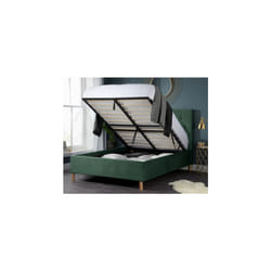 Luxton Double Ottoman Bed-Green