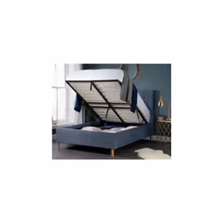 Luxton King Size Ottoman Bed-Grey