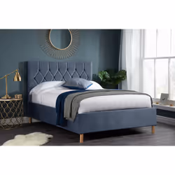 Luxton King Size Ottoman Bed-Grey