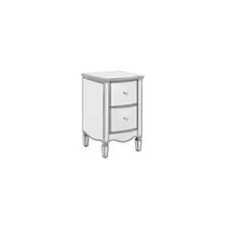 Esme 2 Drawer Bedside