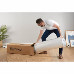 Super King Mattress Memory Foam Sleep Soul Cloud 180cm 6FT Pillow Top Pocket