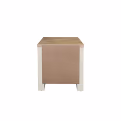 Birlea Highgate 1 Drawer Lamp Table - Cream & Oak - Farmhouse Style - Additional view 4