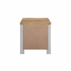 Birlea Highgate 1 Drawer Lamp Table - Grey & Oak - Farmhouse Style - Additional view 4