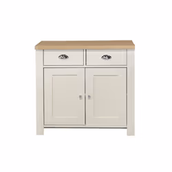 Sideboard Cream & Oak Birlea Highgate 2 Door 2 Drawer Farmhouse Shabby Chic