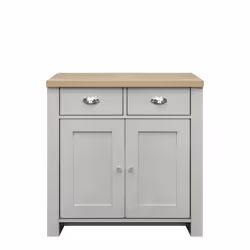 Sideboard Grey & Oak Birlea Highgate 2 Door 2 Drawer Farmhouse Shabby Chic