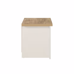 Birlea Highgate 2 Drawer Bedside - Cream & Oak - Farmhouse Style