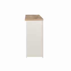 Birlea Highgate 2 Drawer Console Table - Cream & Oak - Farmhouse Style