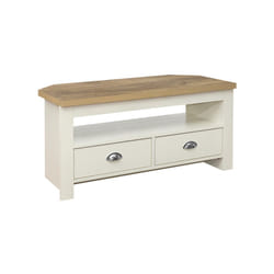 Birlea Highgate Corner TV Unit - Cream & Oak